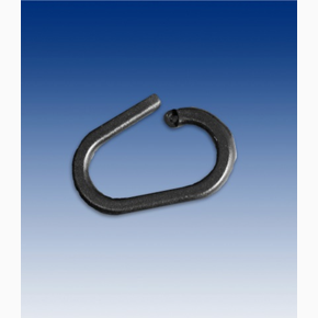 Oval ring 20 mm/4 mm,  svart, 100-p
