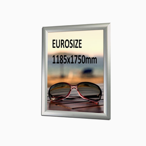 Snäppram Eurosize, 1185x1750mm, natur-alu